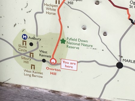 You are here. Overton Hill